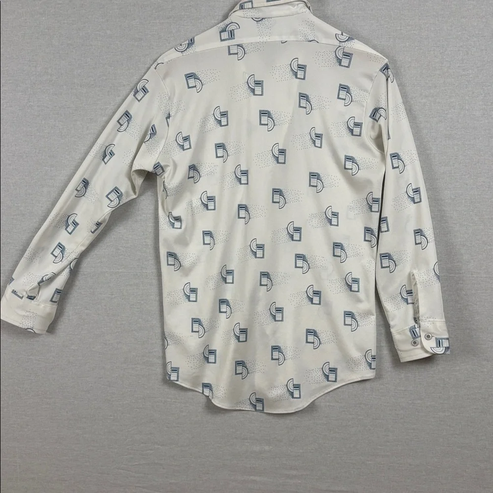 Vintage 1970's polyester shirt - Picture 5 of 6
